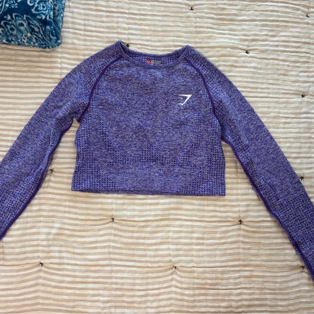 Gymshark Purple Crop Top